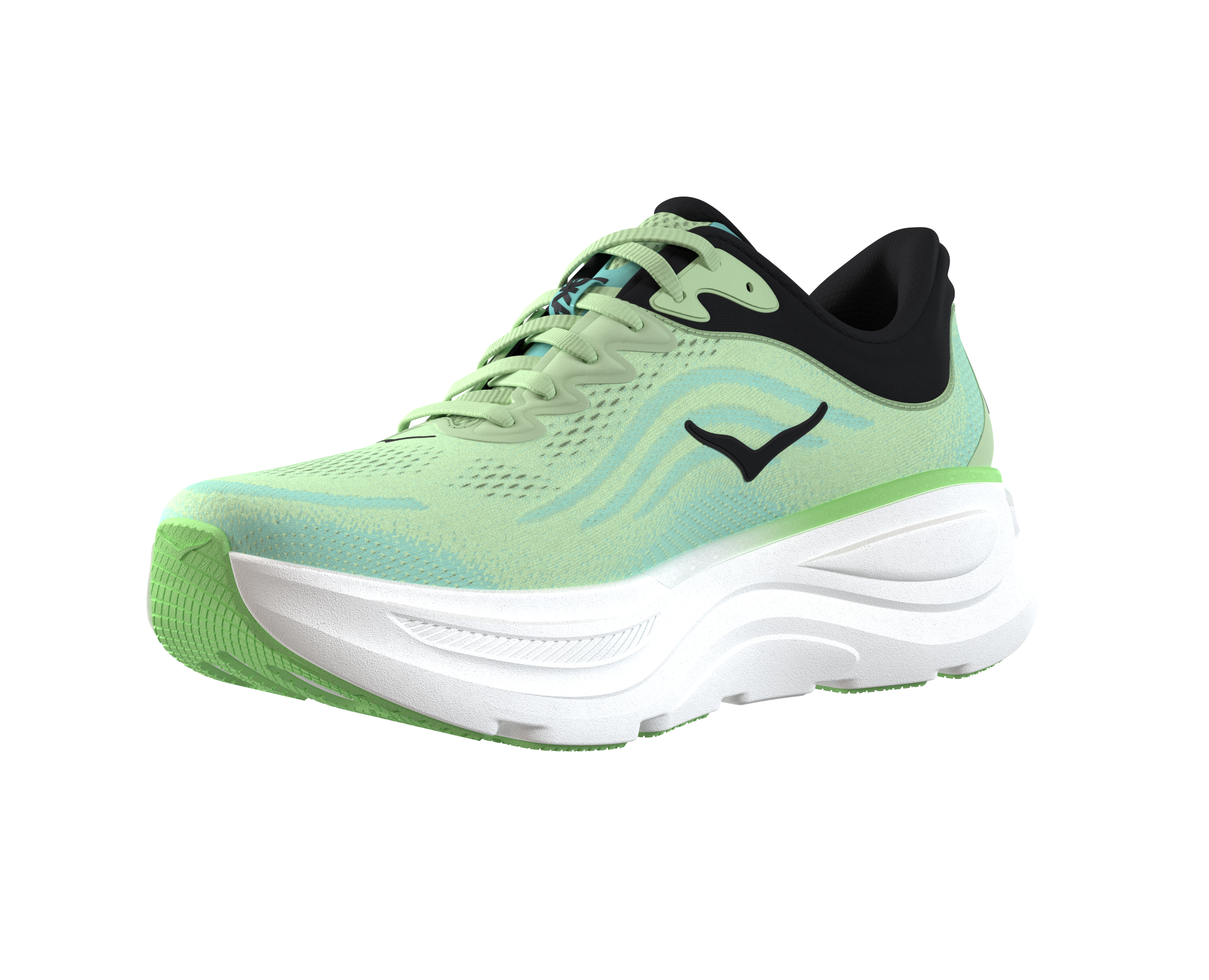 HOKA Men's BONDI 9 LUNA MOTH / BLUE SPARK HOKA Men's BONDI 9 LUNA MOTH / BLUE SPARK