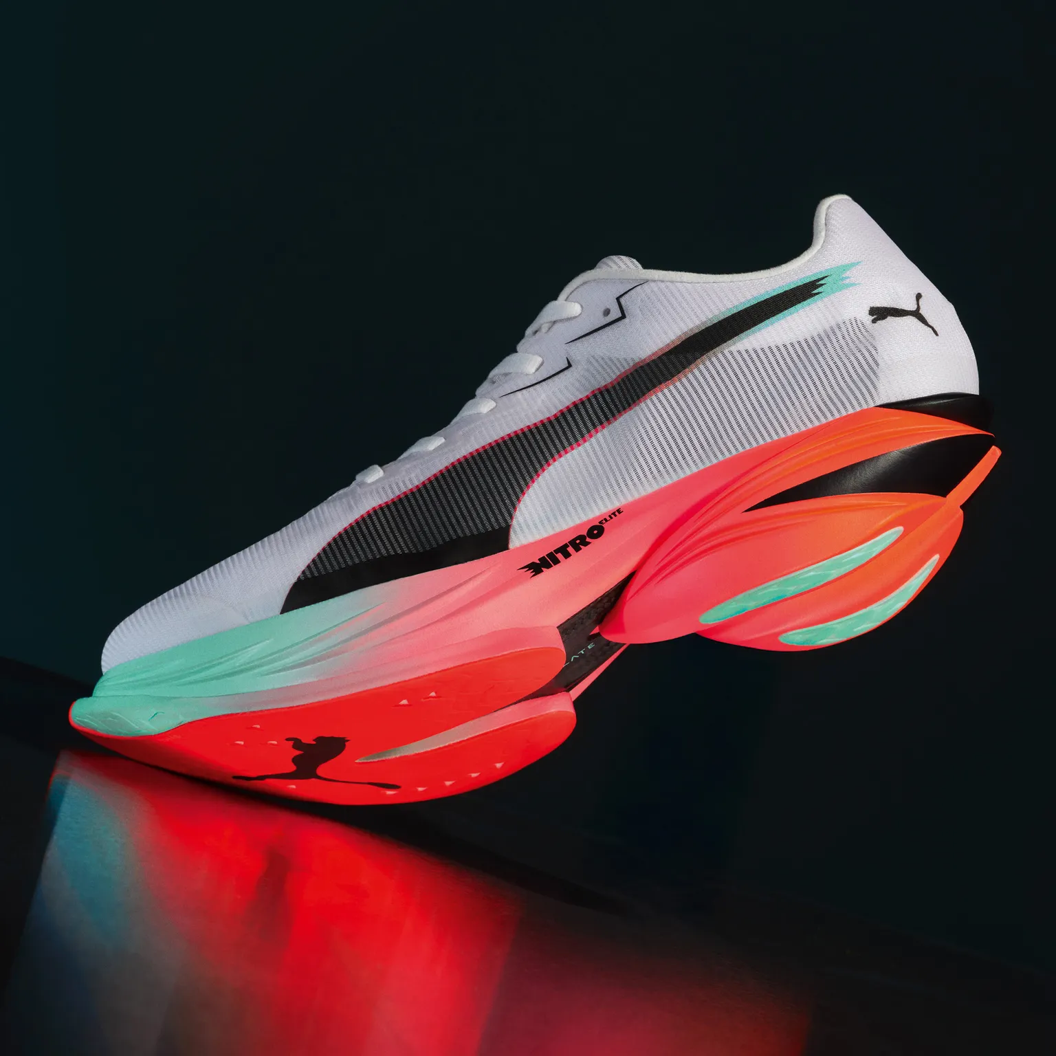 PUMA FAST-R NITRO ELITE 3 Green/Red/White